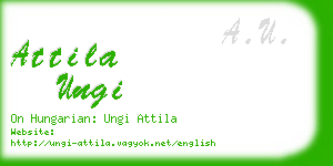 attila ungi business card